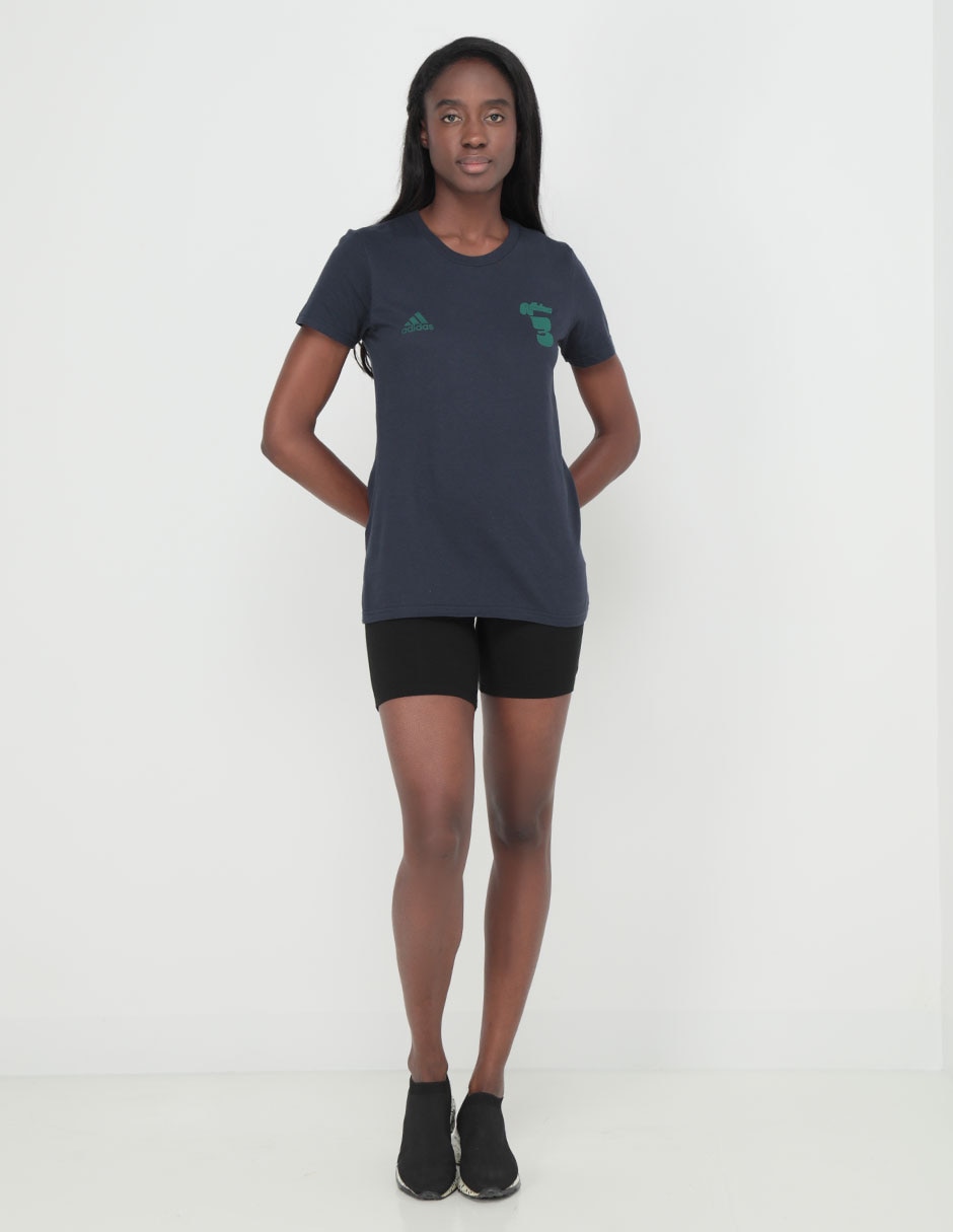 Playera manga corta Graphics cuello redondo para mujer 3