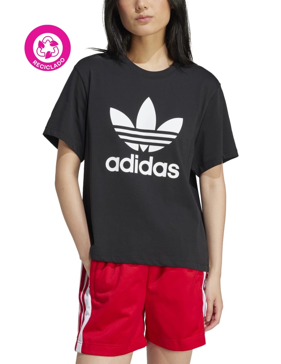 Playera manga corta Trfl Tee Boxy cuello redondo para mujer 3