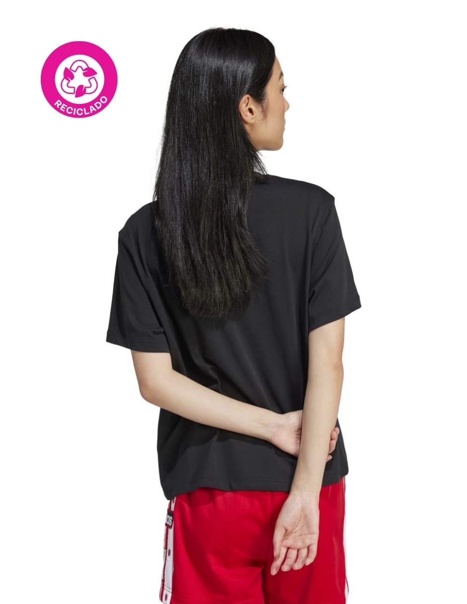 Playera manga corta Trfl Tee Boxy cuello redondo para mujer 4