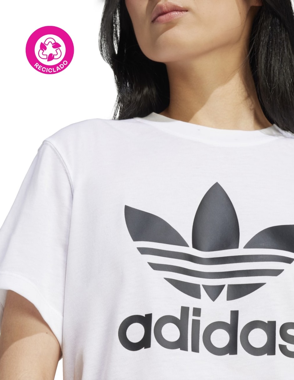 Playera manga corta Trfl Tee Boxy cuello redondo para mujer 5