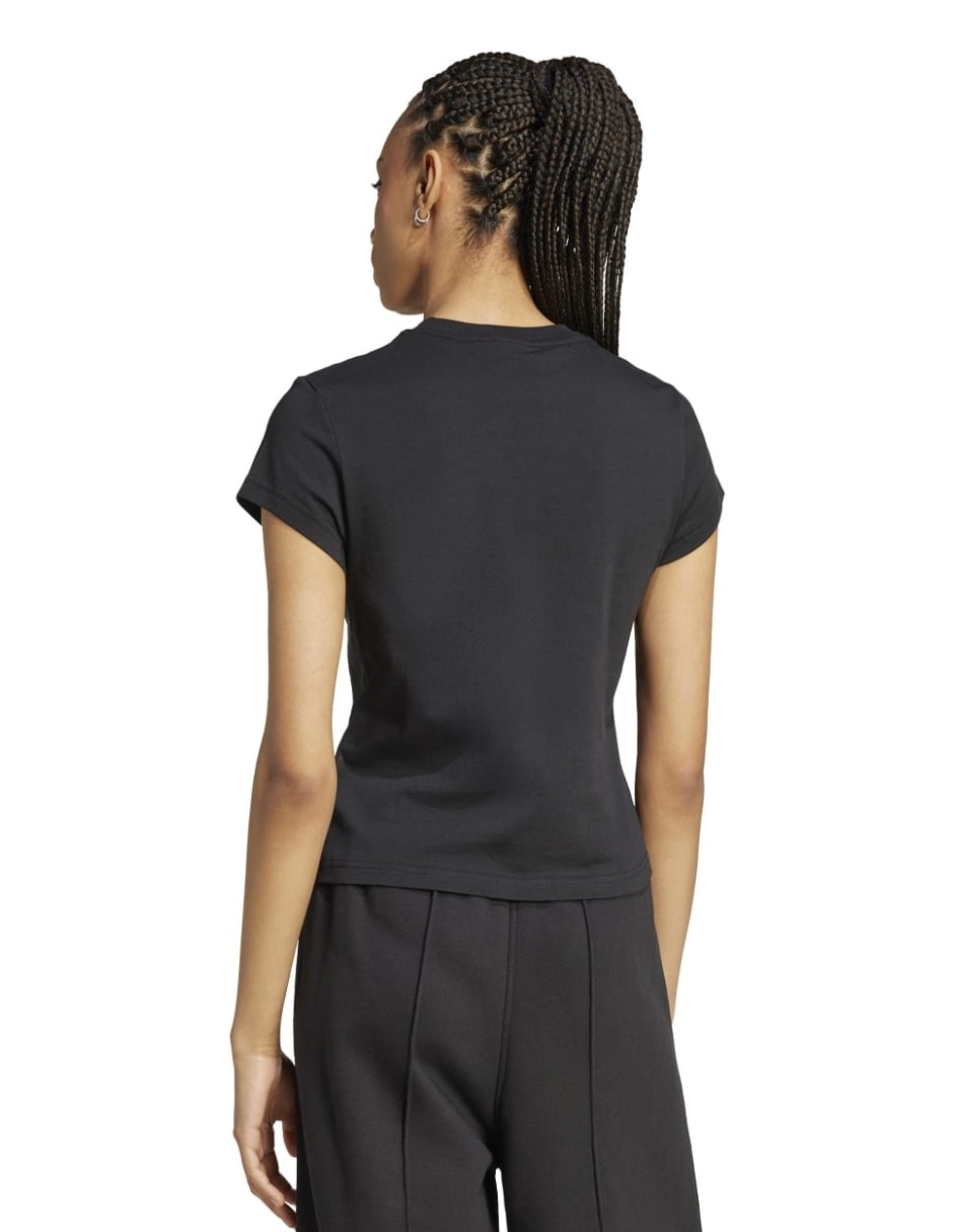Playera manga corta Ess Slim Tee cuello redondo para mujer 6
