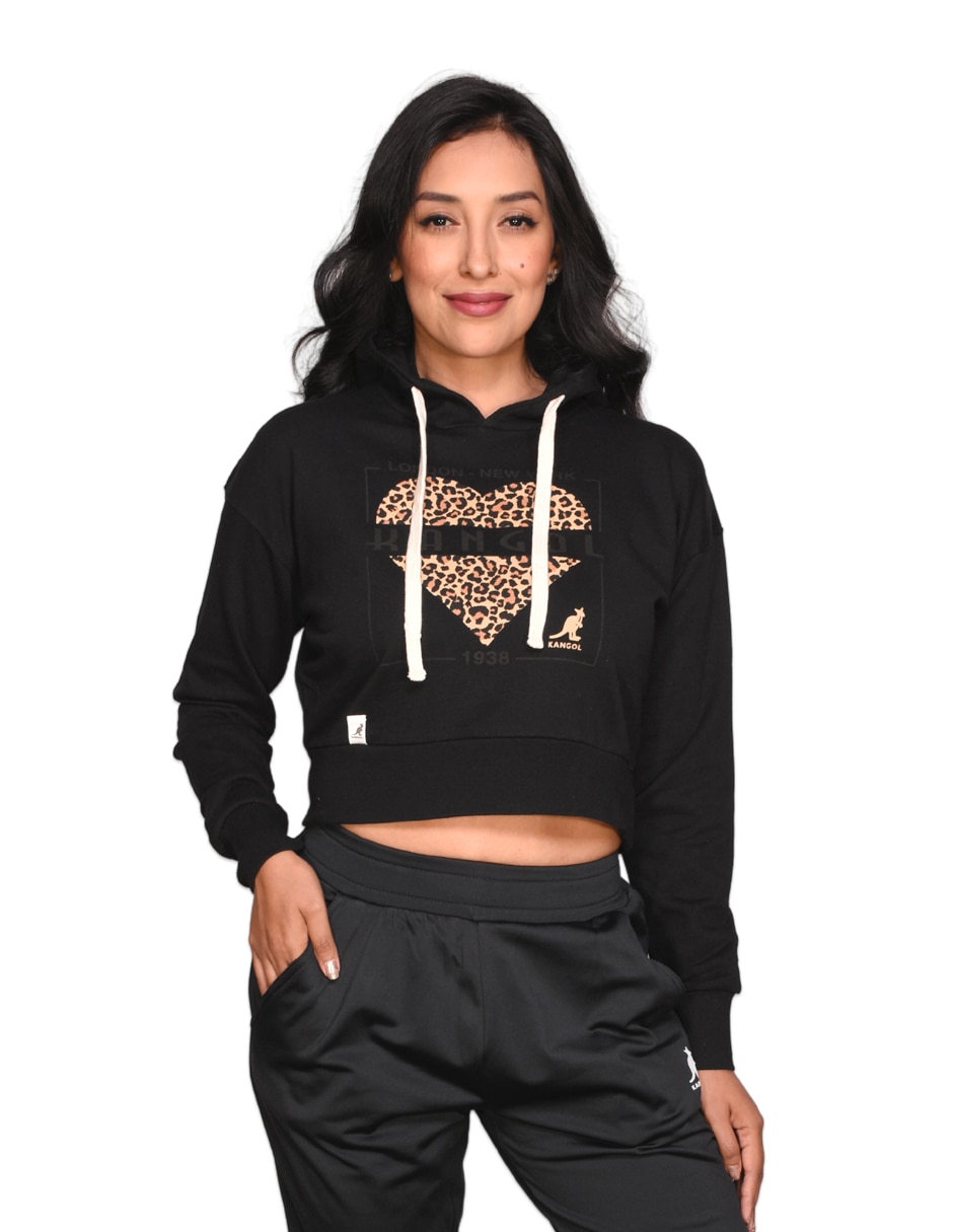 Sudadera con capucha y bolsa Kangol para mujer Liverpool - Main Image