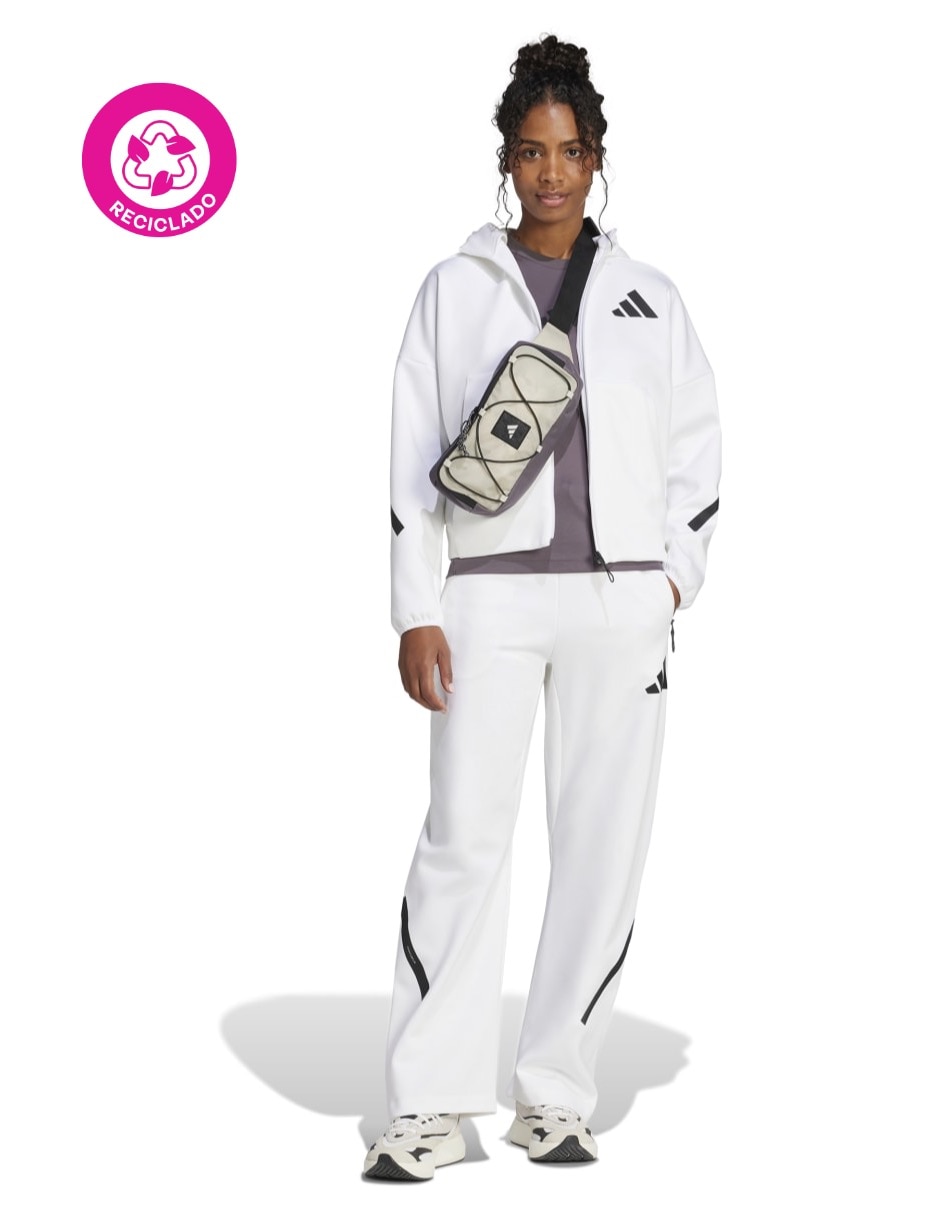 Pants regular con elástico para mujer 5