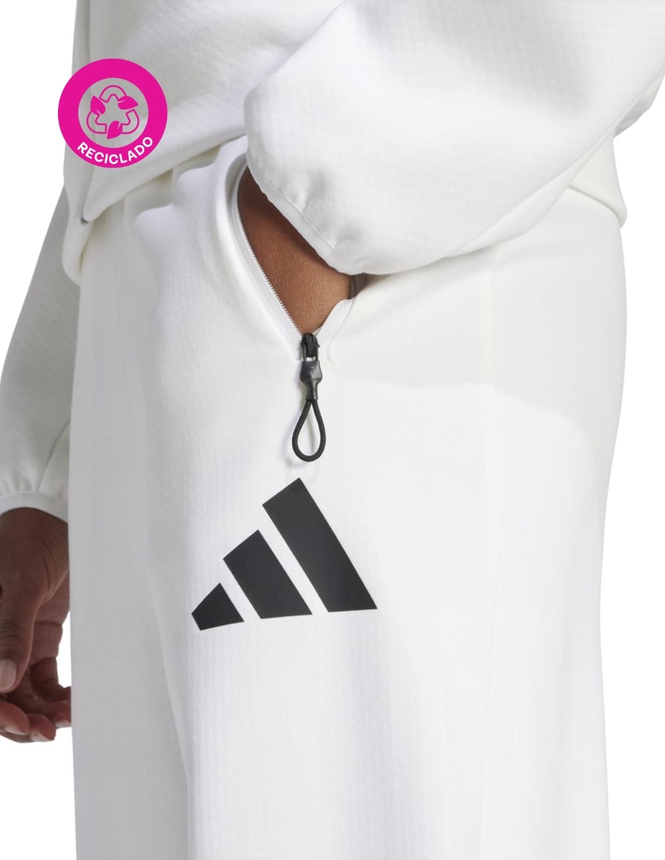 Pants regular con elástico para mujer 7
