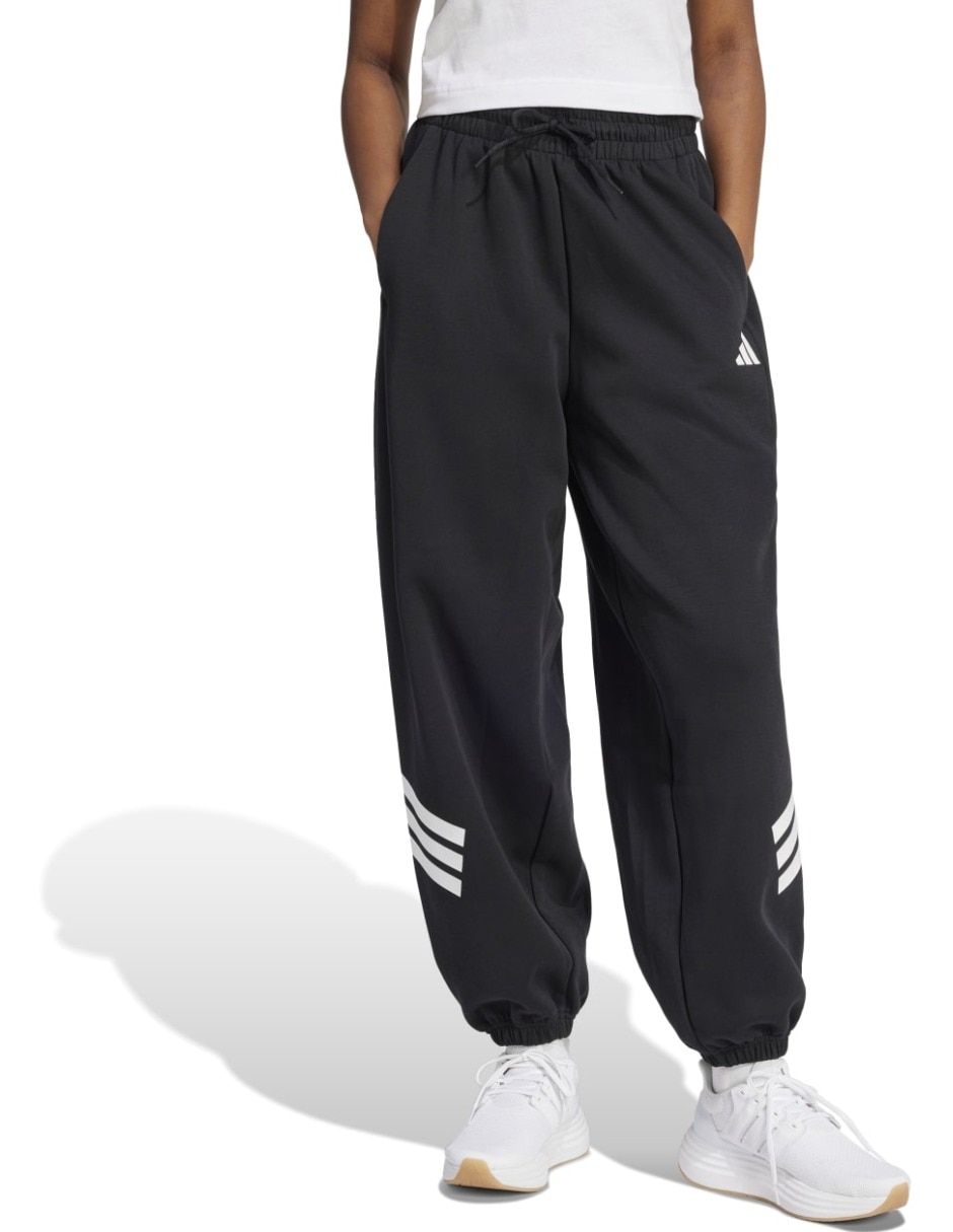 Pants regular con elástico para mujer