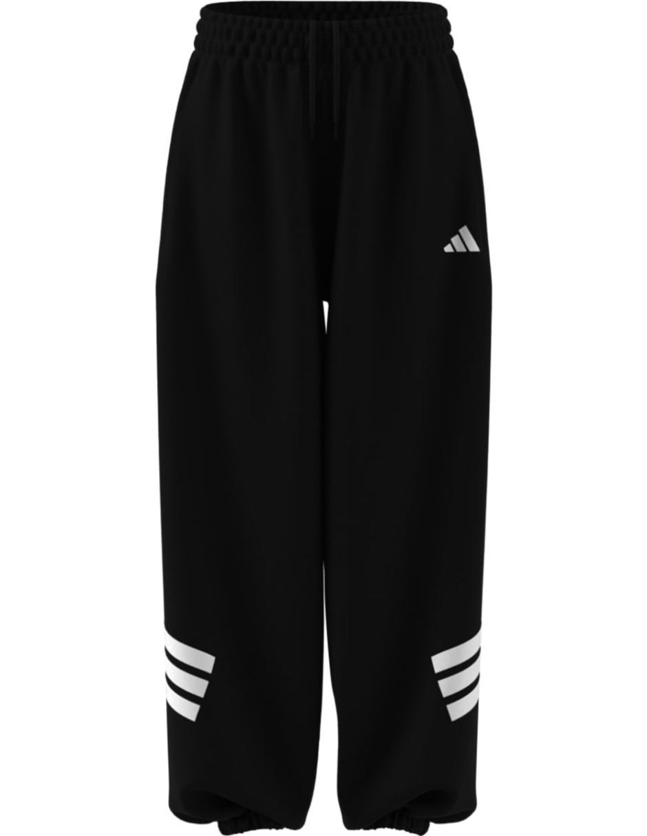 Pants regular con elástico para mujer 7