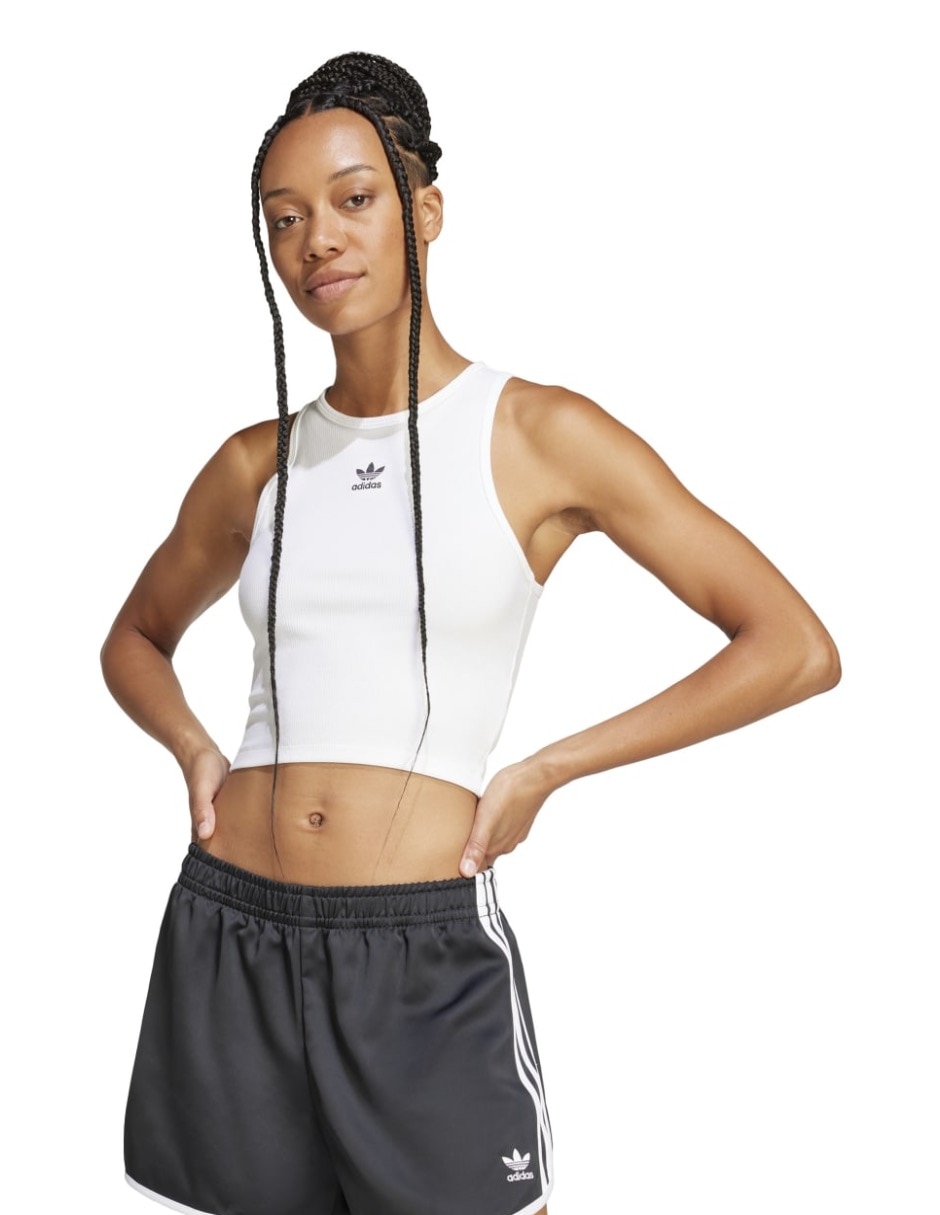 Playera Trefoil Essentials cuello redondo para mujer