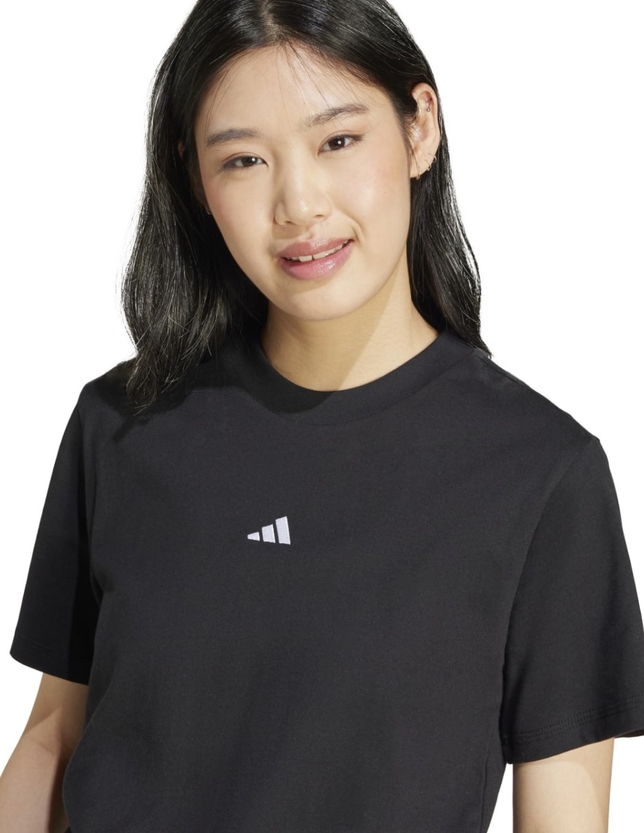 Playera manga corta Esenciales cuello redondo para mujer 5