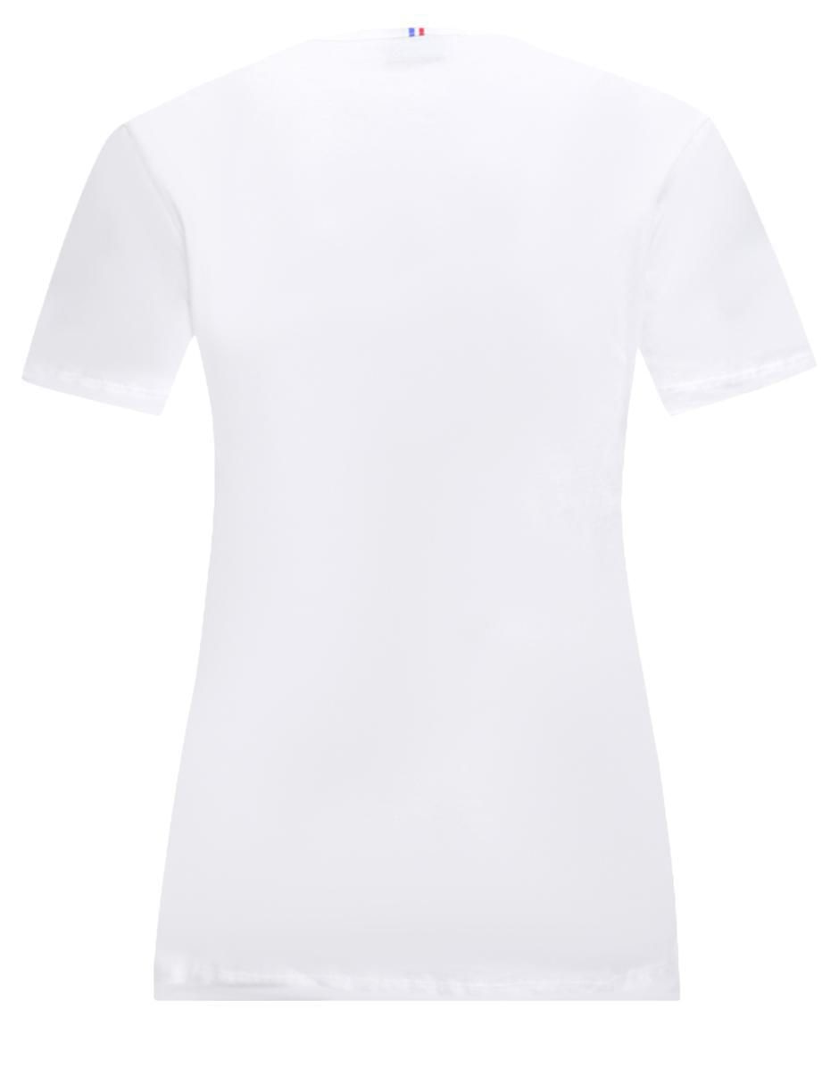 Playera manga corta Essentiels cuello V para mujer 2