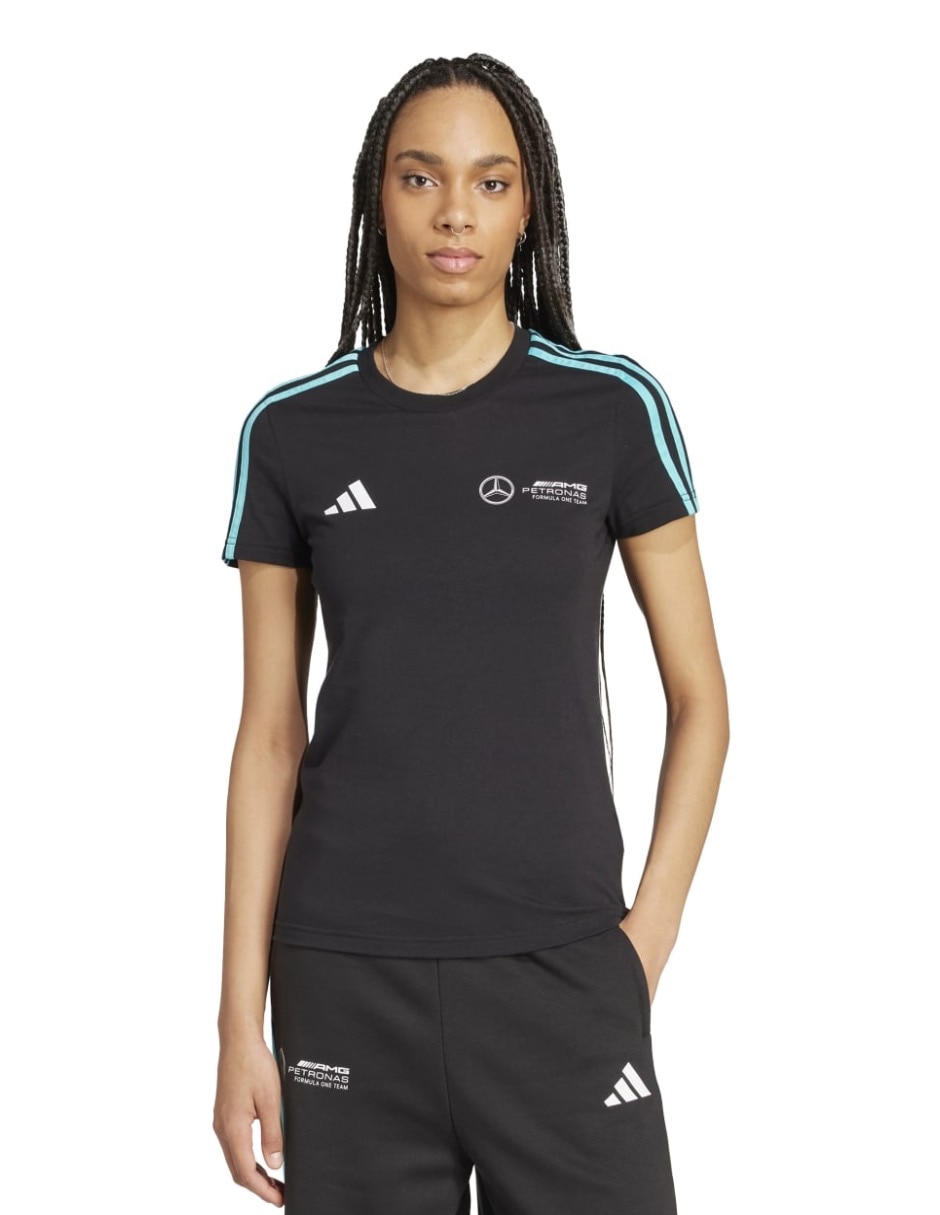 Playera manga corta Mercedes - Amg Petronas Formula One Team cuello redondo para mujer
