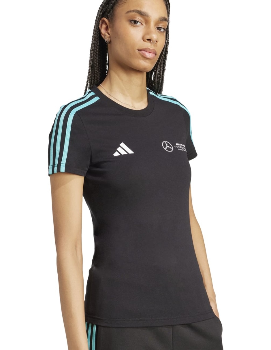 Playera manga corta Mercedes - Amg Petronas Formula One Team cuello redondo para mujer 3