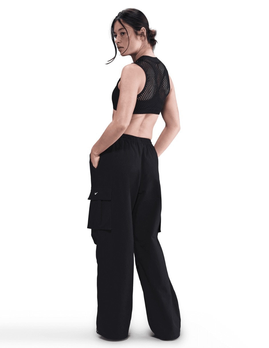 Pants regular con elástico para mujer 2