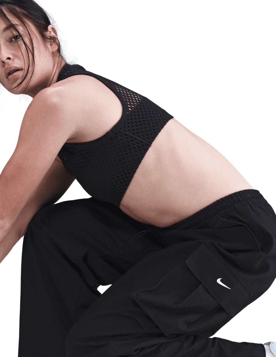 Pants regular con elástico para mujer 5