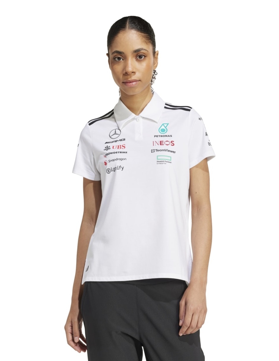 Playera manga corta Dc Brackley cuello polo para mujer