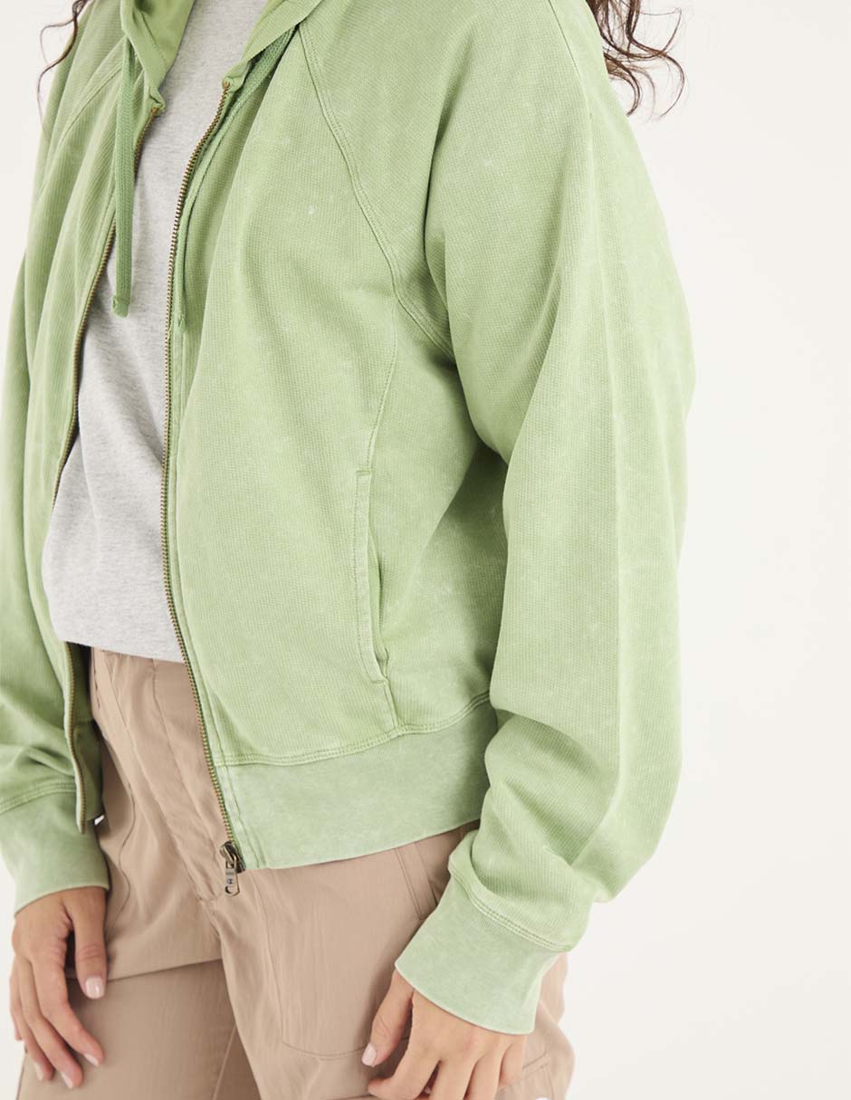 Sudadera con capucha y bolsa para mujer 4