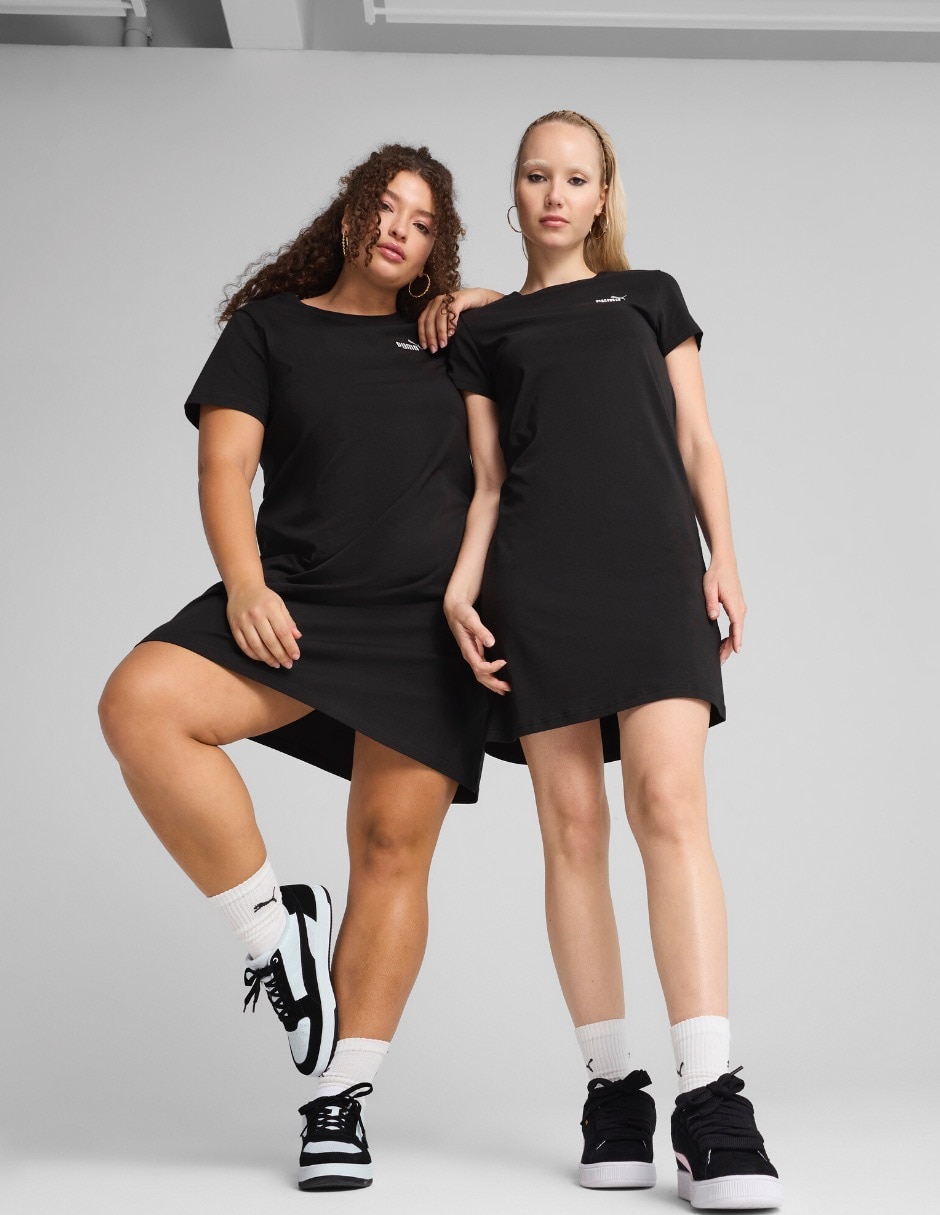 Vestido corto athleisure Ess Small No 1 Logo Slim Dress para mujer Vestido corto athleisure Ess Small No 1 Logo Slim Dress para mujer