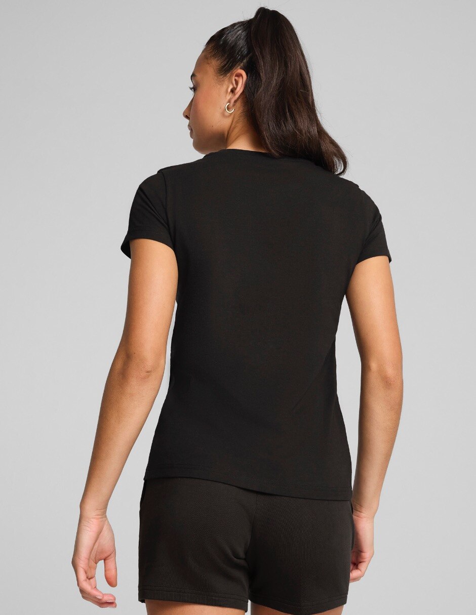 Playera manga corta Ess Elevated Eee cuello redondo para mujer 5