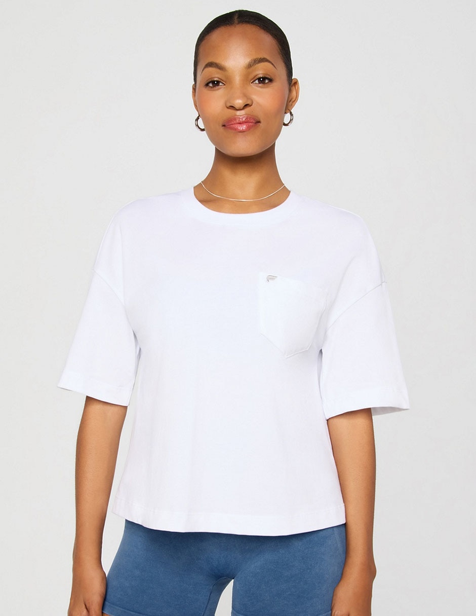 Playera manga corta cuello redondo para mujer Fabletics México