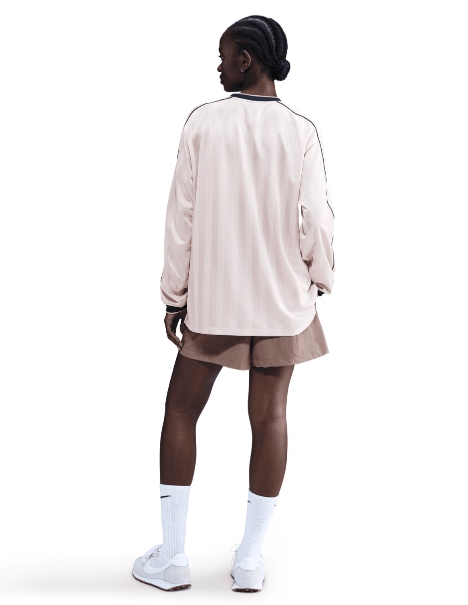 Playera manga larga cuello redondo para mujer 2