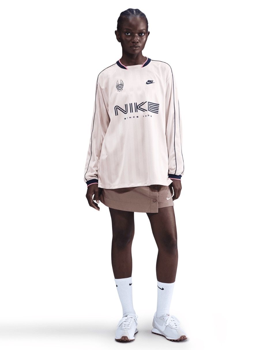 Playera manga larga cuello redondo para mujer 3