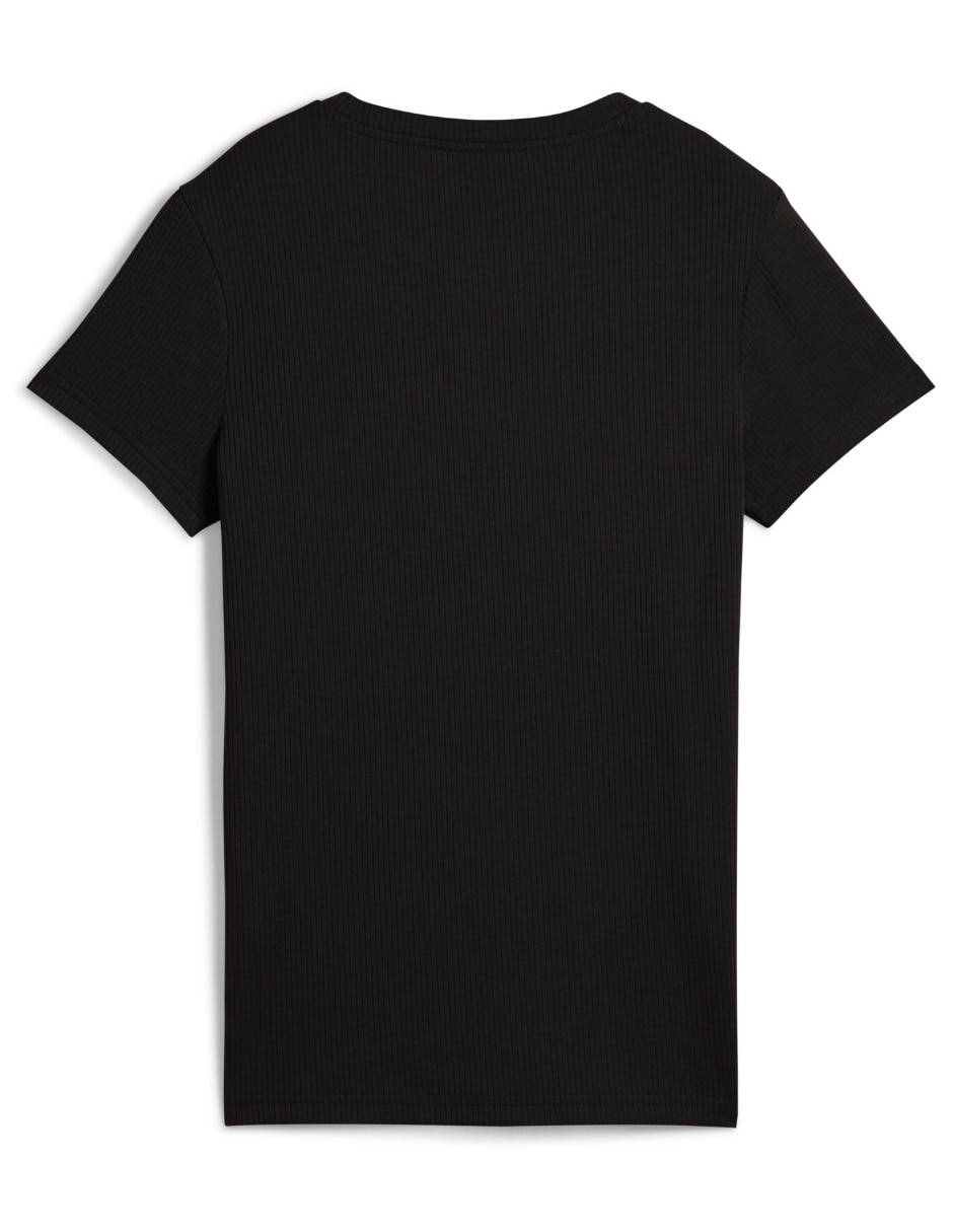 Playera manga corta Ess Elevated cuello redondo para mujer 2