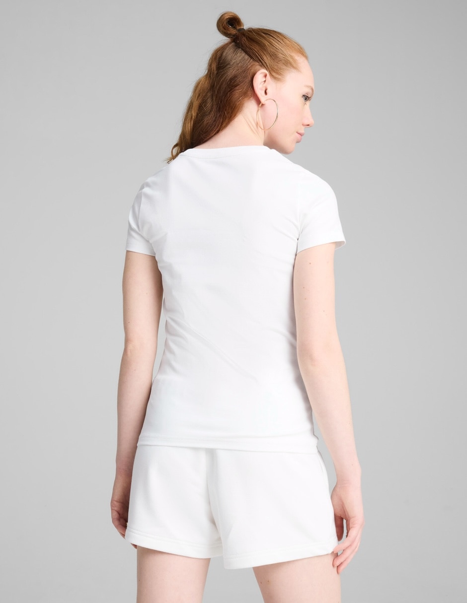 Playera manga corta Wardrobe Ess cuello redondo para mujer 3
