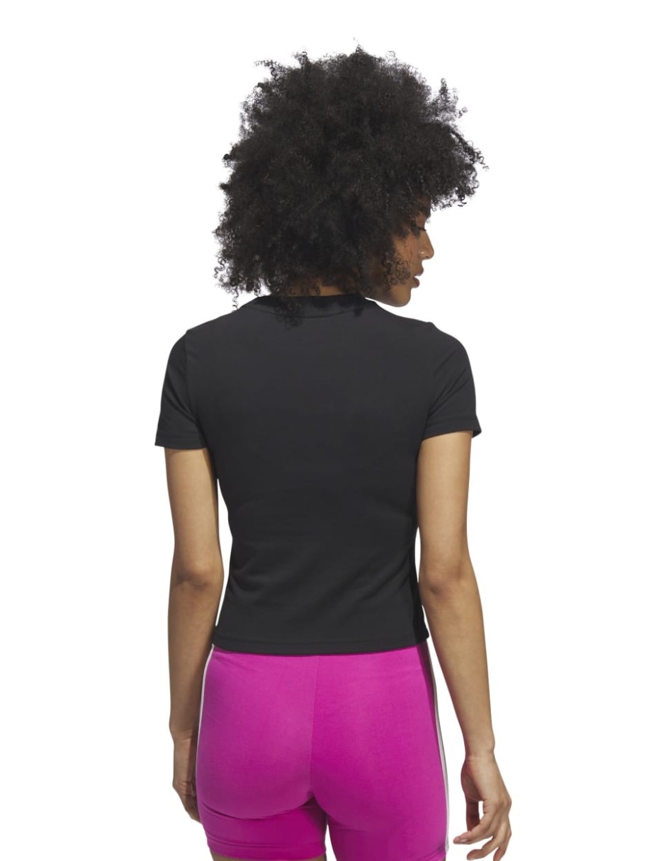 Playera manga corta cuello redondo para mujer 3