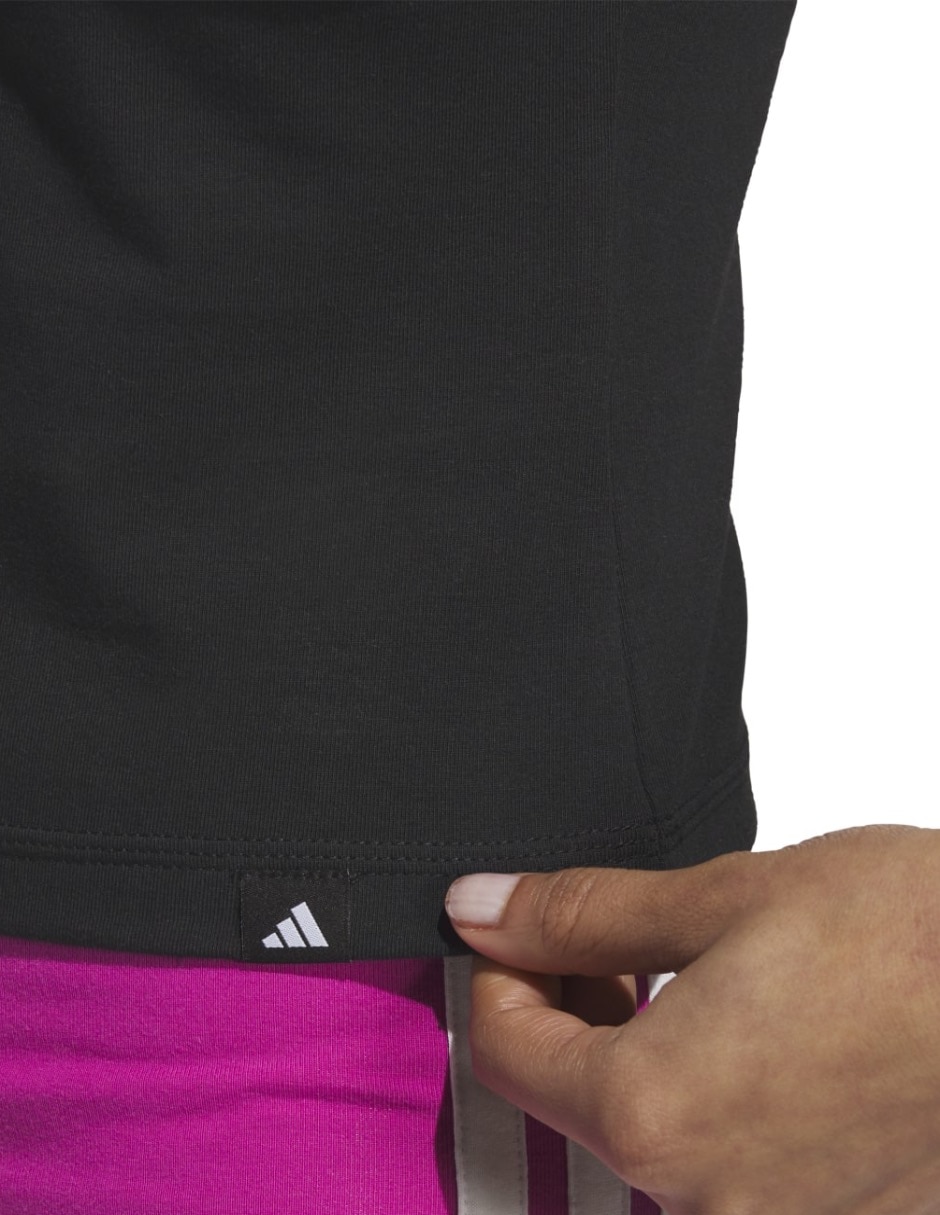 Playera manga corta cuello redondo para mujer 6