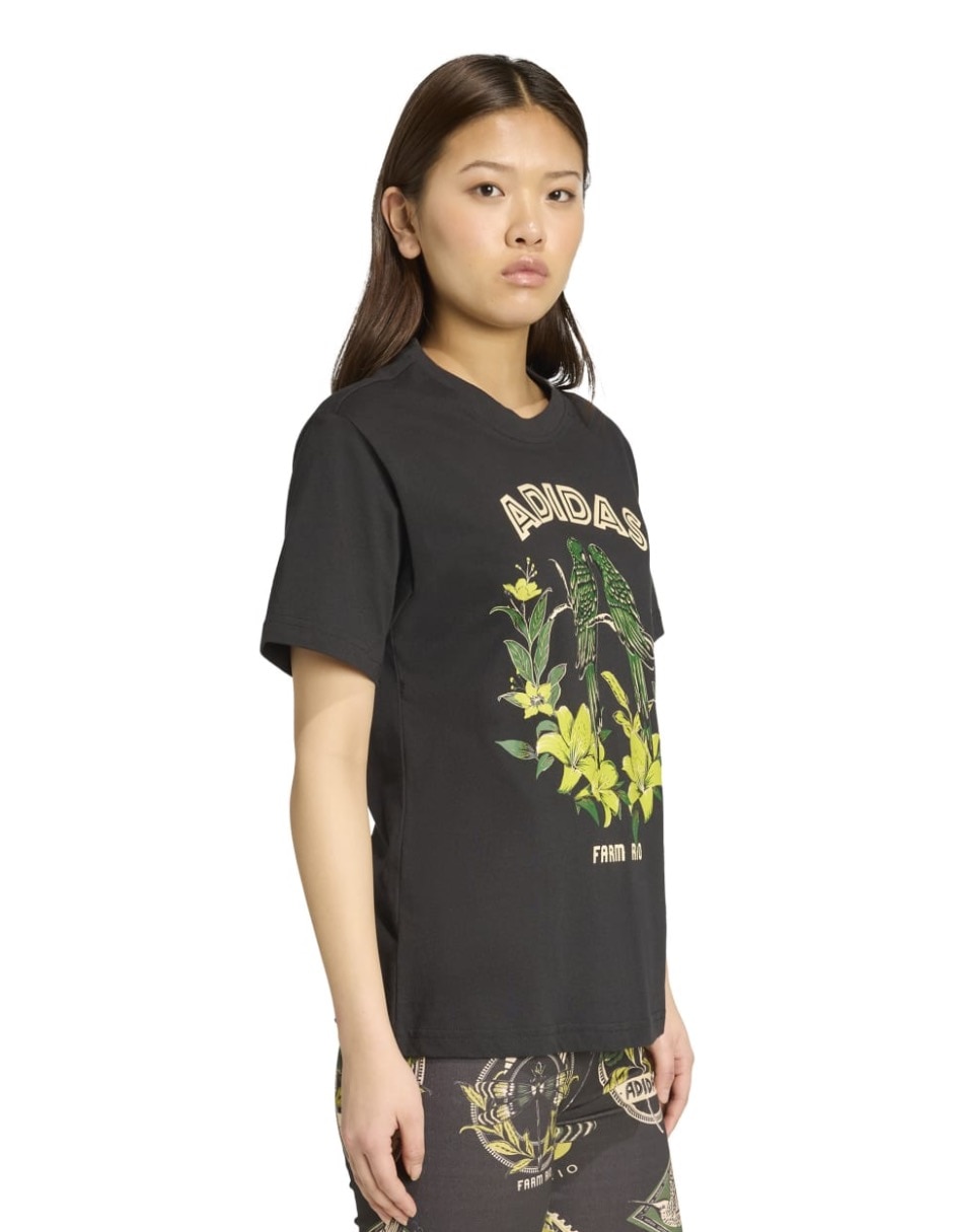 Playera manga corta Farm cuello redondo para mujer 4
