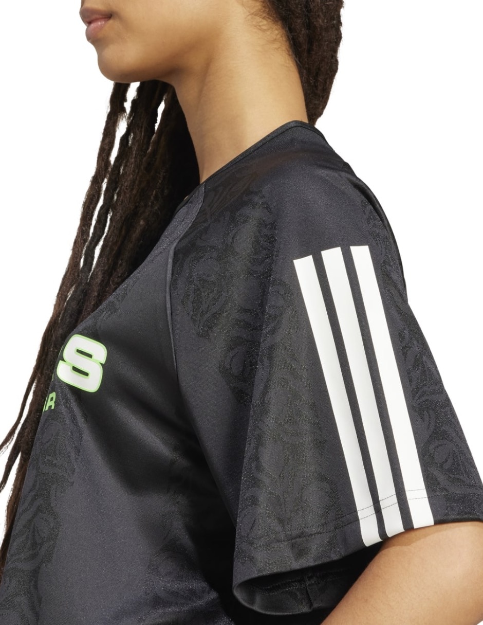 Playera manga corta House Of Tiro cuello redondo para mujer 5