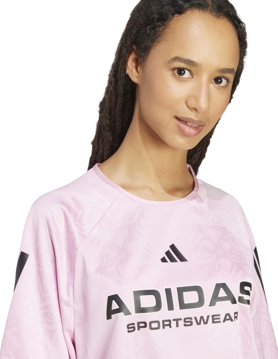 Playera manga corta House Of Tiro cuello redondo para mujer 3