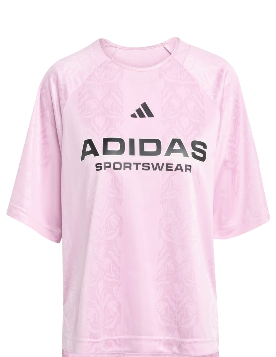 Playera manga corta House Of Tiro cuello redondo para mujer 5