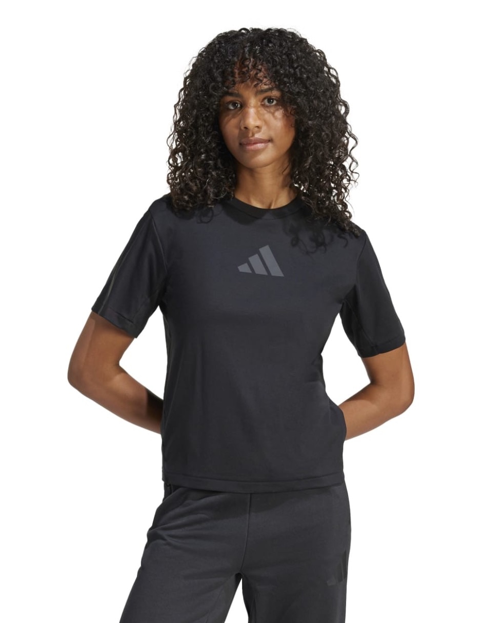 Playera manga corta Z.N.E. cuello redondo para mujer
