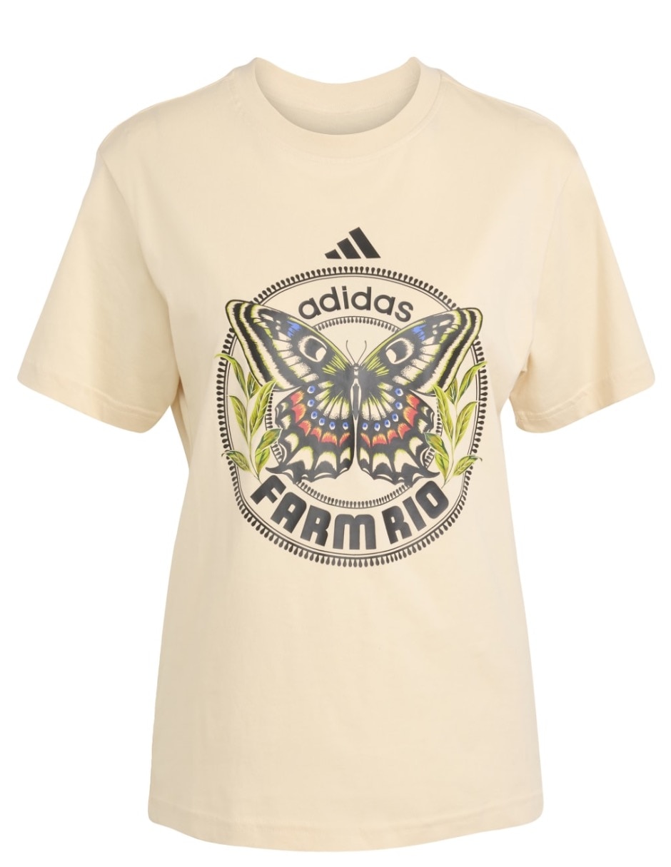 Playera manga corta Farm cuello redondo para mujer 2