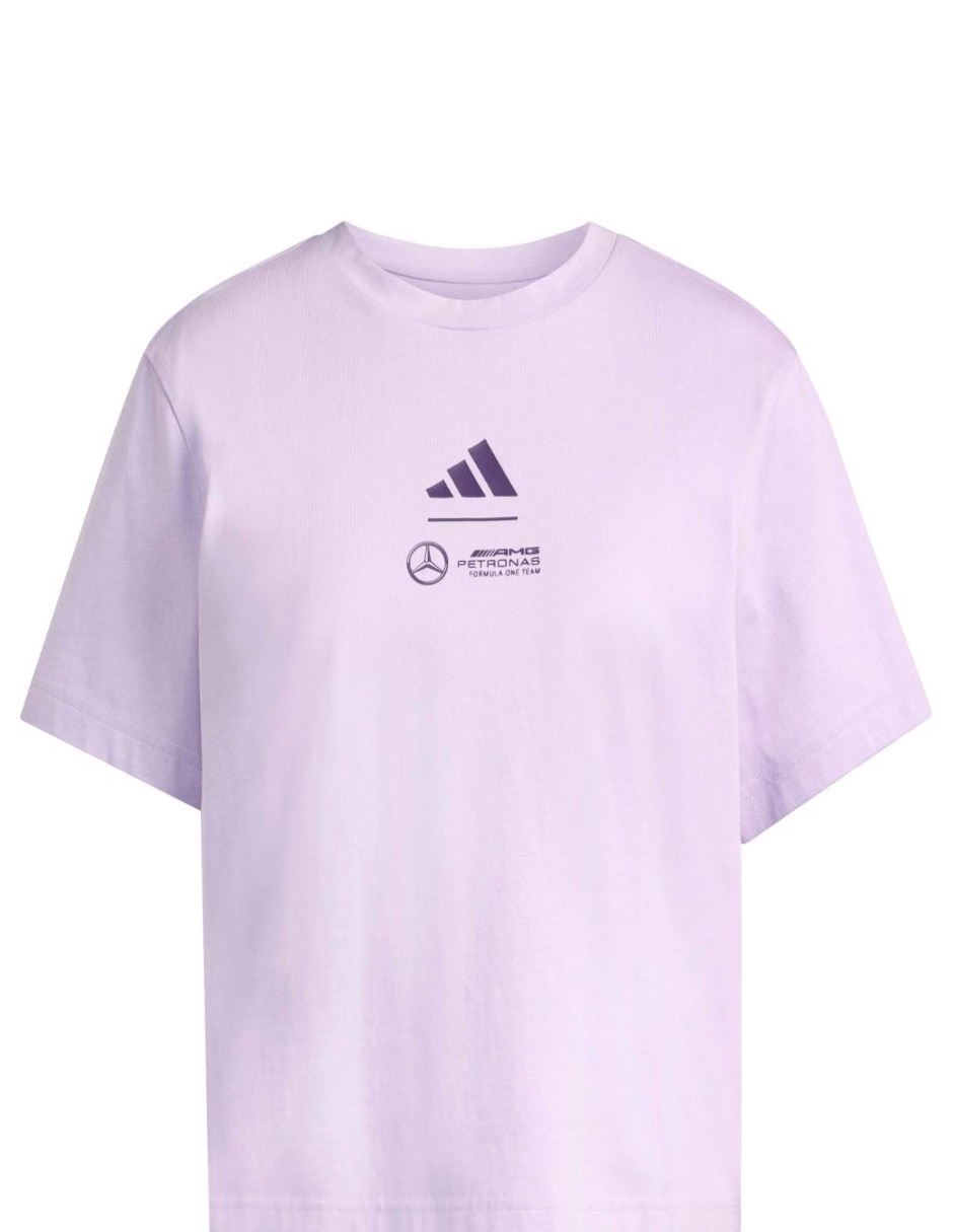 Playera manga corta Mercedes AMG- Petronas cuello redondo para mujer 2