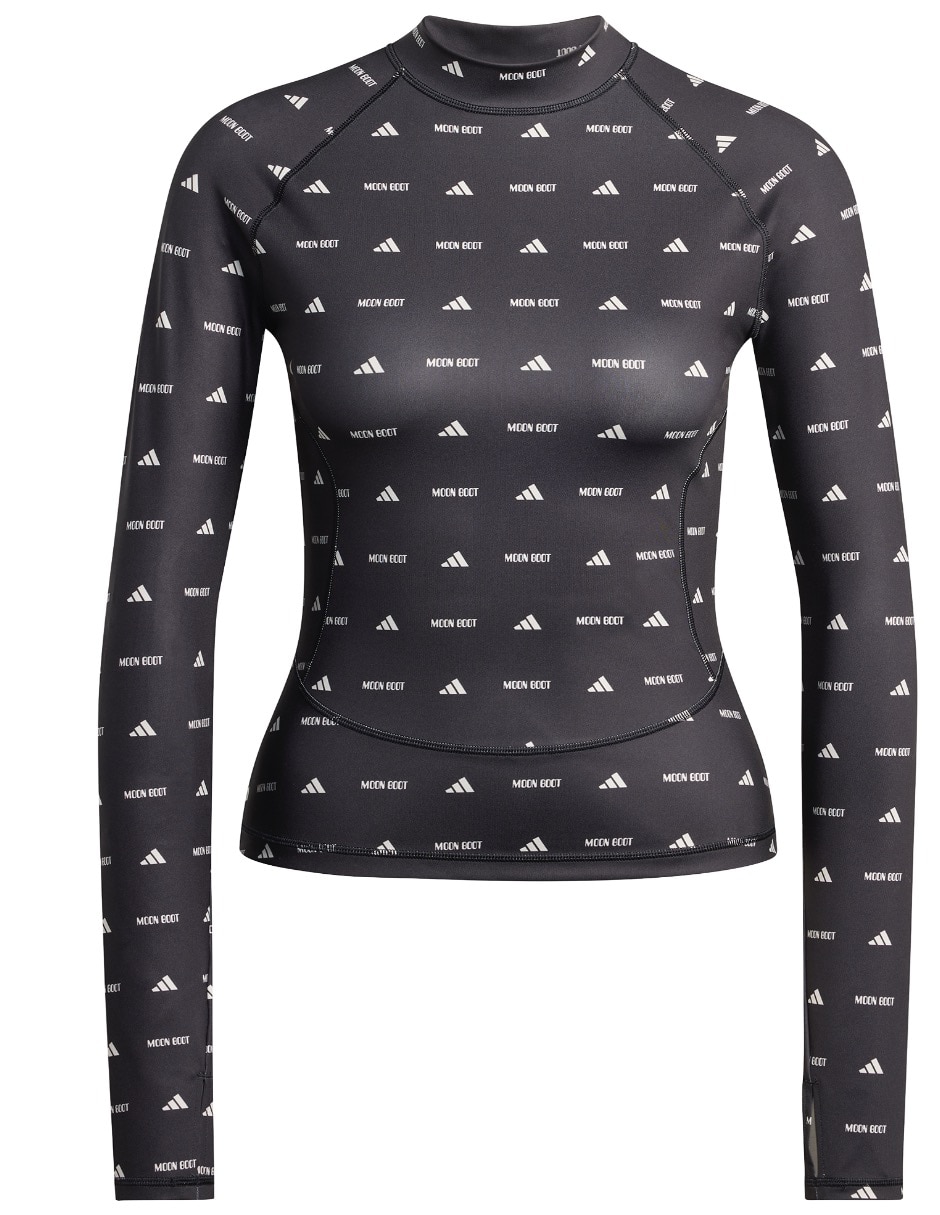 Playera manga larga Essentials cuello redondo para mujer 4