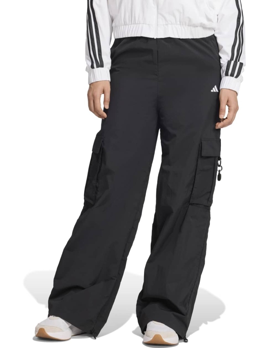 Pants regular con elástico para mujer