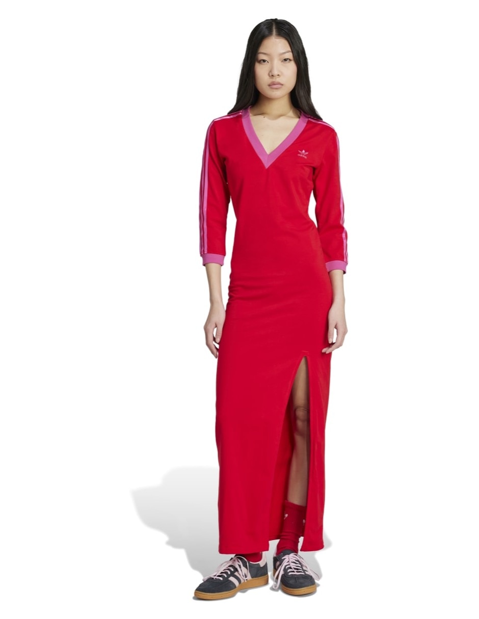 Vestido crop casual Adidas Originals Adicolor para mujer