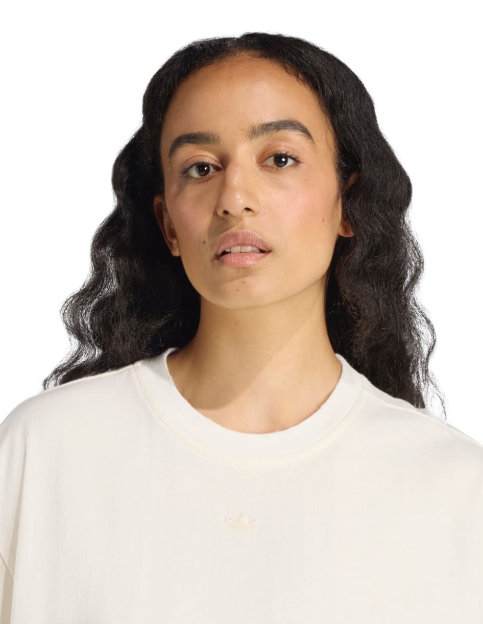 Playera manga corta cuello redondo para mujer 5