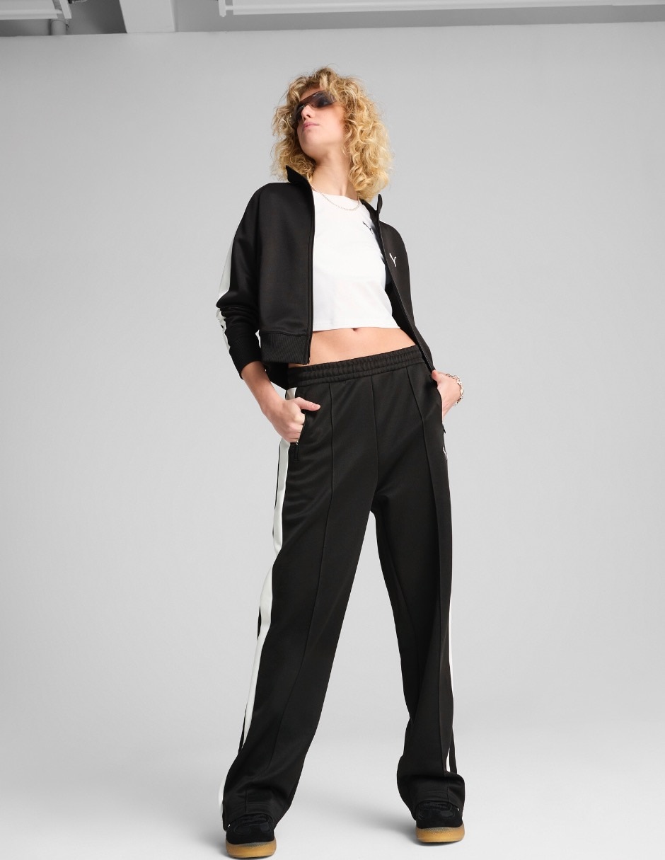 Pants regular T7 Alaways On con elástico para mujer 4
