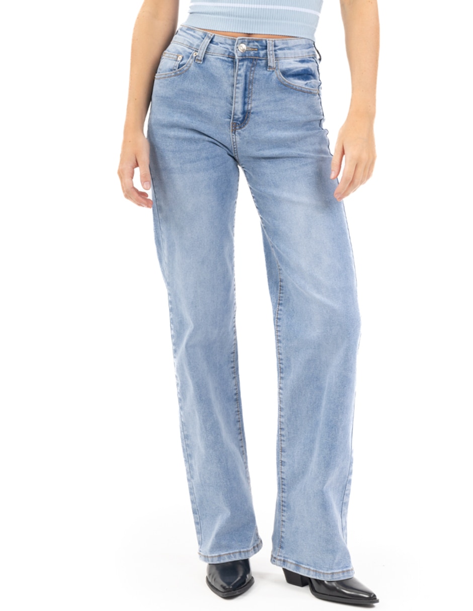 Jeans loose Quarry corte media cintura para mujer