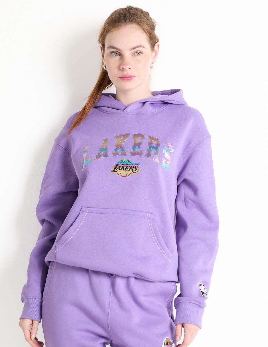 Sudadera con capucha y bolsa NBA Los Angeles Lakers para mujer