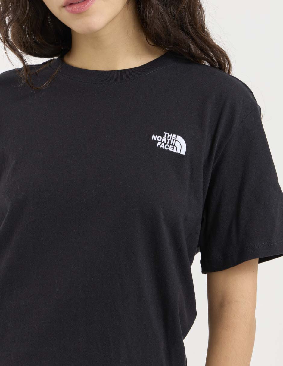 Playera manga corta cuello redondo para mujer 4