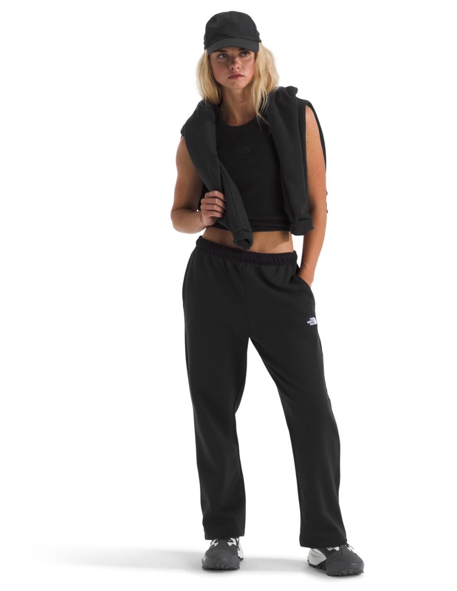 Pants straight con elástico para mujer 3