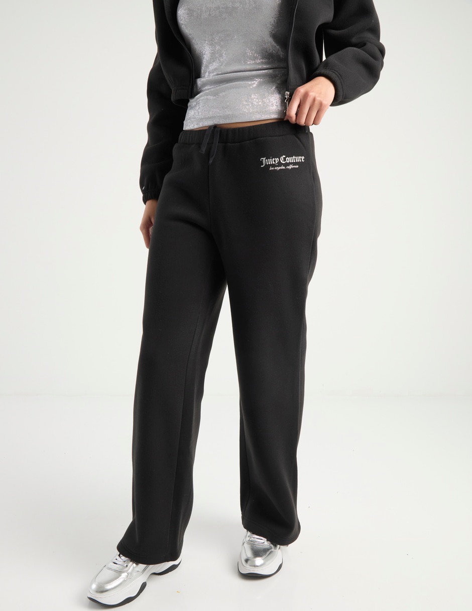 Pants regular con elástico para mujer