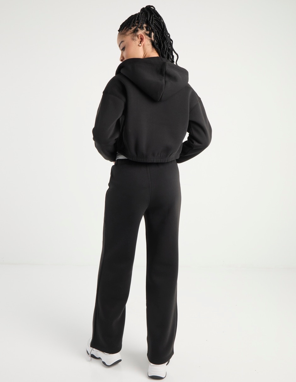Pants regular con elástico para mujer 2