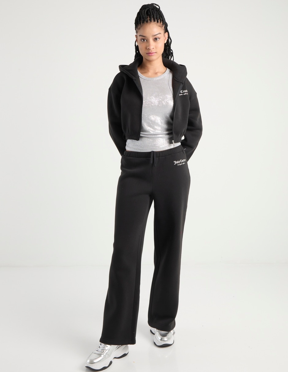 Pants regular con elástico para mujer 3