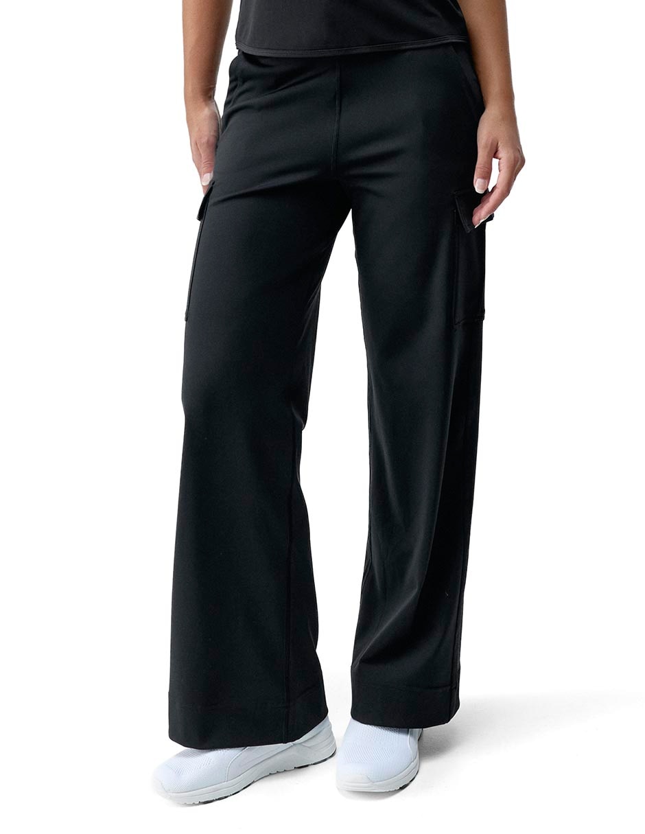 Pants amplio con elástico para mujer