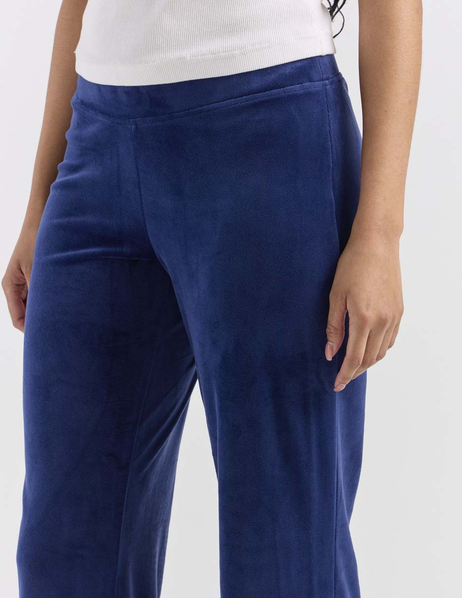 Pants regular con elástico para mujer 4