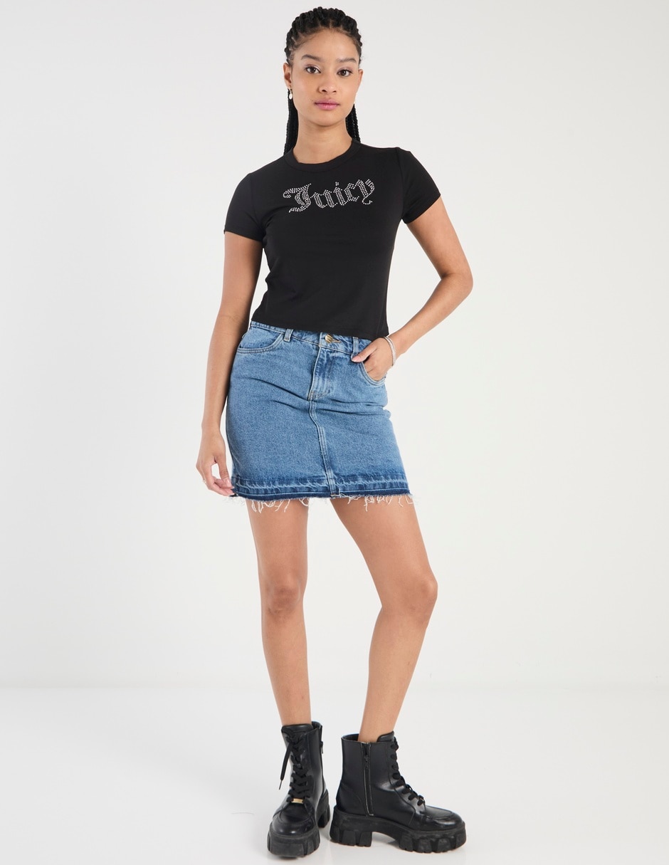 Playera manga corta Juicy Couture cuello redondo para mujer